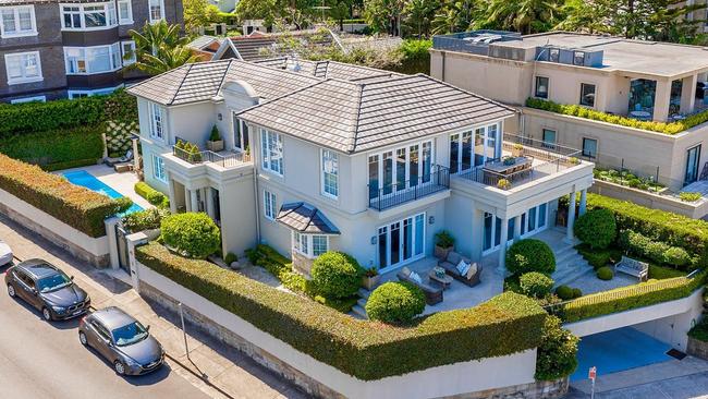 Sydney saw the top nation’s sale when $17.15m was paid for this four-bedroom, four-bathroom house at Darling Point.