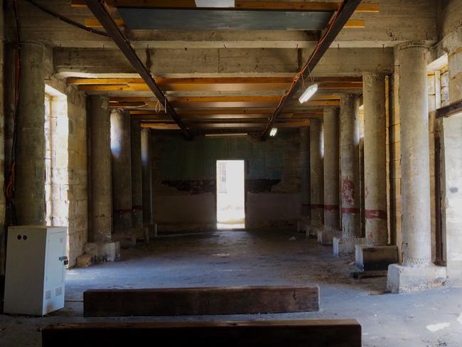 A convict prison between 1839 and 1869, home at its peak to 550 men who built their barracks, forged their own prison bars and constructed Fitzroy Dock. Picture: Stephen van der Mark