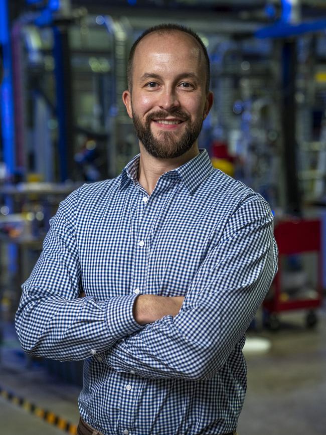 Christiaan Jordaan at the Wollongong facility.