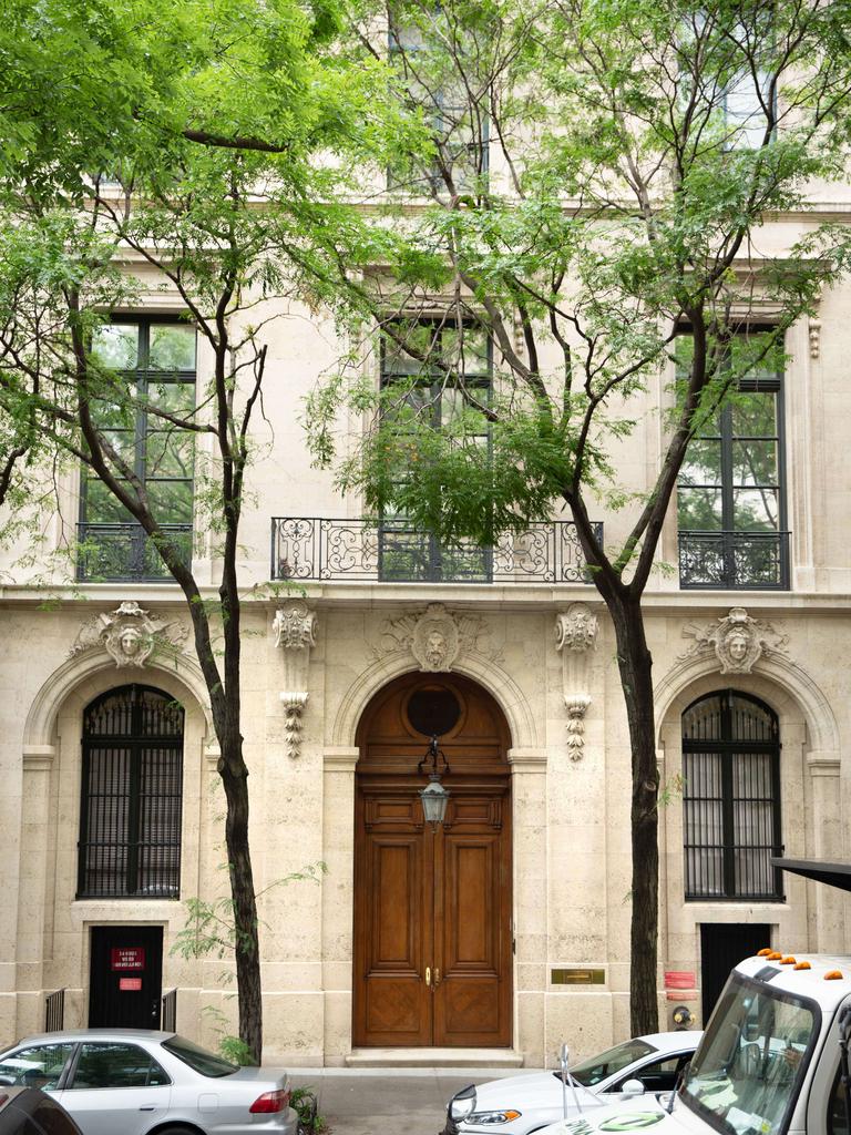 Epstein’s residence on the Upper East Side of Manhattan where he is accused of having run a sex-trafficking operation. Picture: Kevin Hagen/Getty Images/AFP.