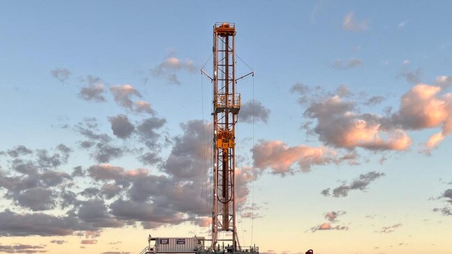 Tamboran’s Helmerich &amp; Payne rig at the Shenandoah South field near Daly Waters.