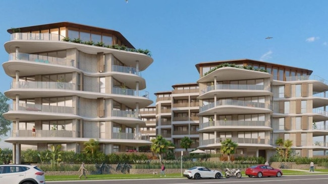 The $31m apartment complex was proposed for Batemans Bay.