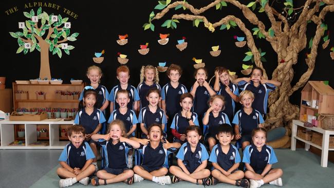 All Saints Anglican School MFY - Class G. Back Row: Chloe Aitken, Lennox Stanaway, Ebony Drakes, Noah Fradgley, Daisy Semaan, Harry Khoo, Alexandra Gracio Middle Row: Rey Huang, Henry Howes, Evie Brauer, Sebastian Montesalvo, Chloe Stark, Ashton Speirs Front Row: Carter Bradshaw, Claudia Thom, Jaye Luhan, Cara Chong, Leon Liang, Sienna Ovcaric Photograph : Jason O'Brien