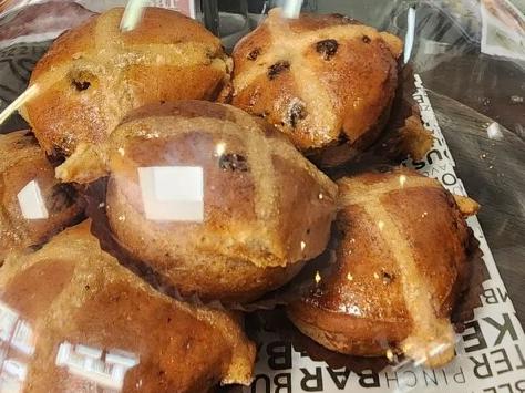 Bake Bar in Randwick, Sydney, is selling hot cross buns for $5.50 each, or six for $30. Picture: Supplied