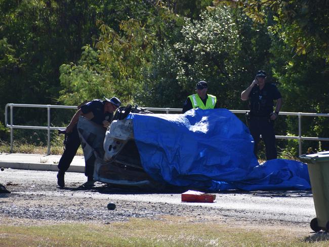 Emergency services were called to the scene before 7am on Wednesday. Picture: Kirra Grimes