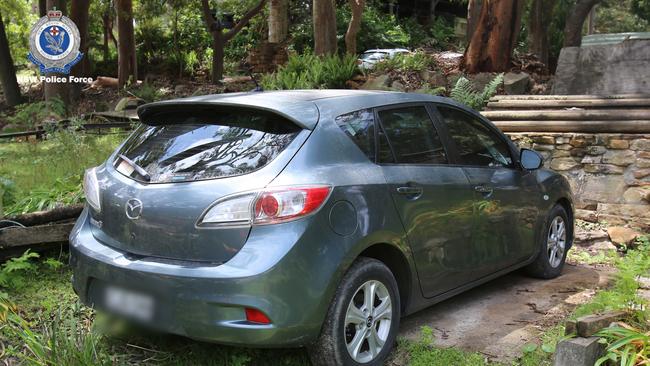 A vehicle is undergoing forensic examination after being seized by Strike Force Rosann.