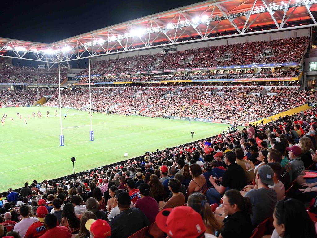 A packed Suncorp Stadium. Picture: Patrick Woods.