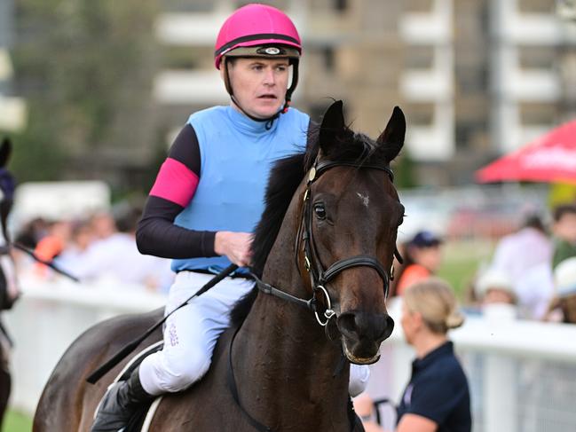 Irish jockey Luke Dempsey has made a name for himself in Queensland as a flat racing jockey. Picture: Grant Peters - Trackside Photography.