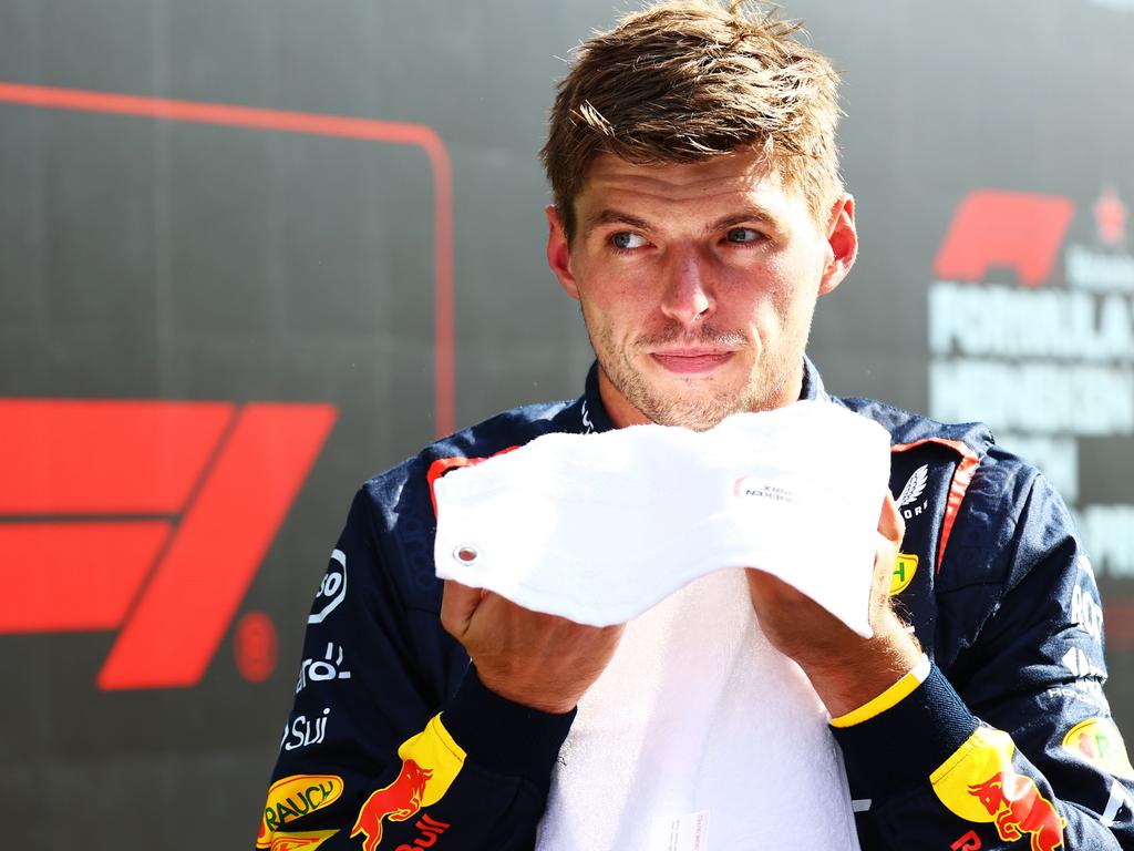 Max Verstappen cut a frustrated figure at his home grand prix. Picture: Mark Thompson/Getty Images