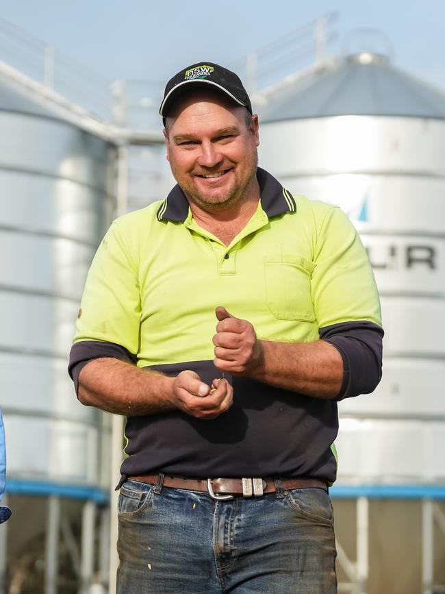 NSW Farmers grains committee chairman Justin Everitt. Picture: Simon Dallinger