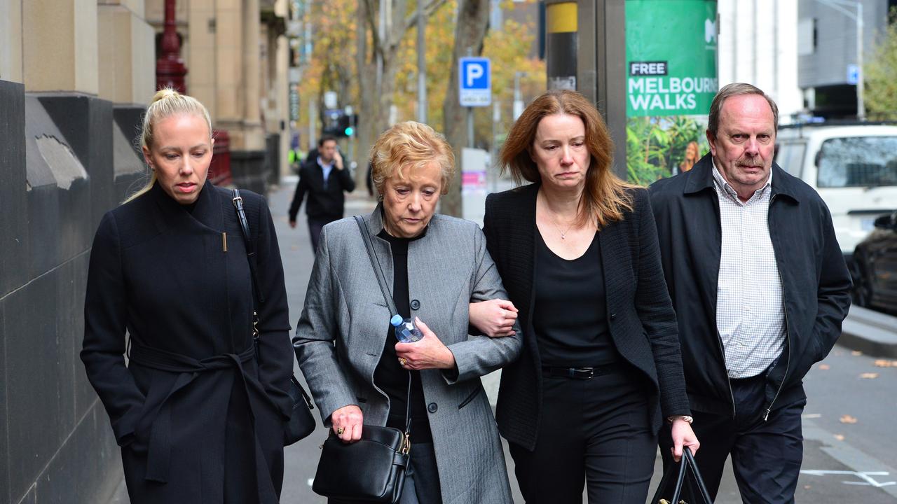 Family of Brown leave the Supreme Court after his sentencing. Picture : NCA NewsWire / Nicki Connolly