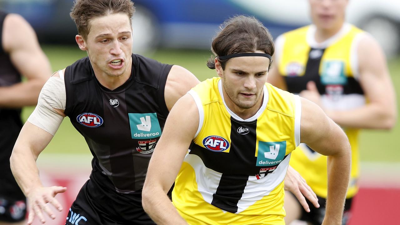 Is a breakout year looming for St Kilda’s Hunter Clark? Picture: Dylan Burns/AFL Photos