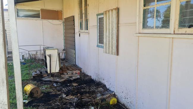 Vacant shop buildings on Kingaroy St, Kingaroy. A teenager was dealt with under the Youth Justice Act on June 26, 2022, after grass fires were lit behind the buildings causing minor damage.