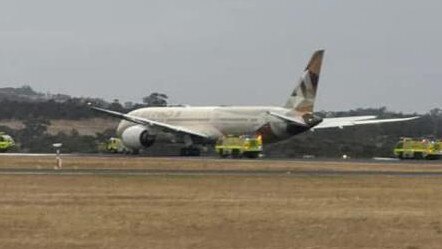 The incident happened at Melbourne Airport on Sunday night. Picture: X/Craig Minty