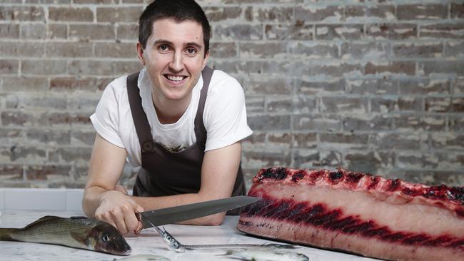 Seafood chef Josh Niland at his Fish Butchery in Paddington. Picture: Justin Lloyd.