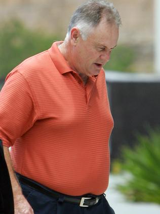 Eglitis allegedly kidnapped Ronald Ryton-Benson (above) in a golf club car park. Picture: Bruce Long.