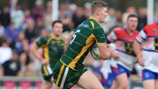 Windsor's Luke McDonald, Open Menâs Division 1, Penrith and District Junior Rugby League, grand final, Emu Plains v Windsor Wolves , 2023. Picture: Steve Montgomery