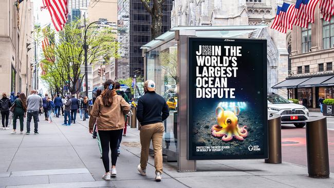 The World's Largest Ocean Dispute campaign was created by Emotive