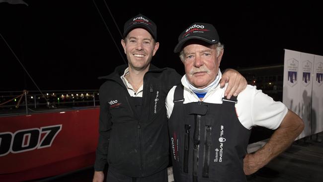 Andoo Comanche skipper John Winning Jnr and father John Winning Snr. Pic: Chris Kidd