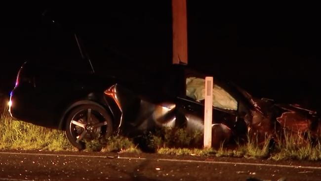 A black ute was allegedly seen speeding and dangerously overtaking over vehicles before causing a fatal crash on Hay Point Rd, Alligator Creek, that claimed the life of Ooralea father Nick Evangelista, 53, who had been driving home from work in his silver Kia. Images: 7News Mackay