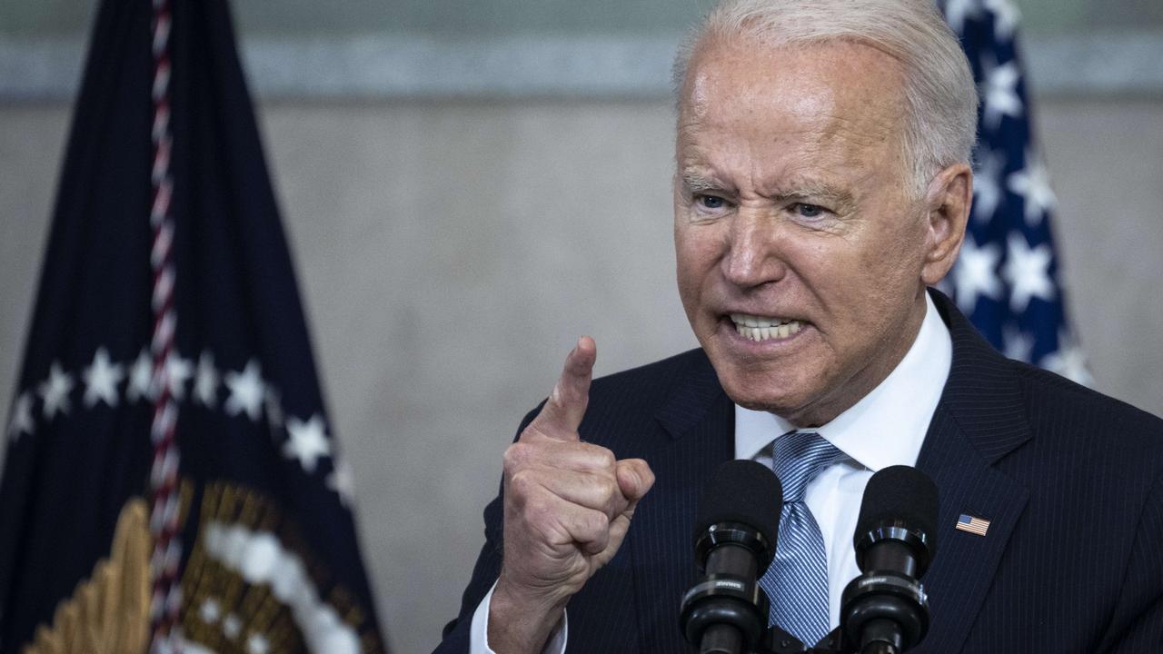 The COVID lab leak theory gained traction especially after US President Joe Biden ordered a review of US intelligence to assess the possibility in May. Picture: Drew Angerer/Getty Images