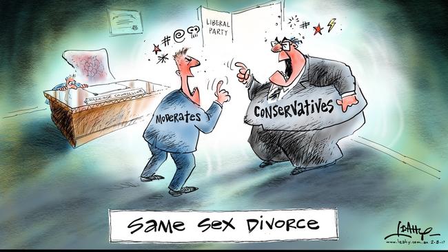 The same-sex marriage divorce happening behind the Coalition’s closed doors.