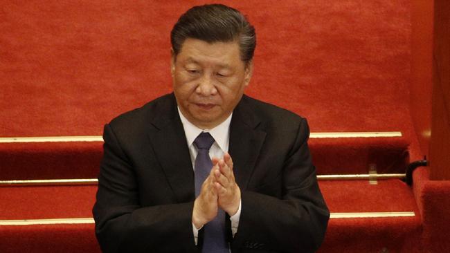 China’s President Xi Jinping. Foreign policy experts say China’s increased foreign policy aggression could backfire. Picture: Andy Wong/AP Photo