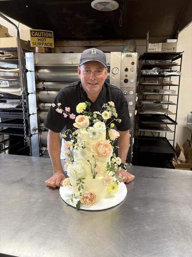 Executive chef of Heidelberg Cakes and former owner, James Schmidt, is overjoyed to continue operations after the store’s near-closure. Picture: Supplied.