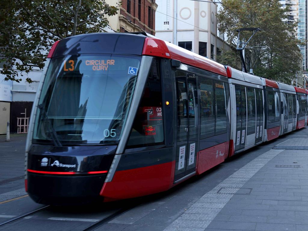 The 22-year-old was allegedly stabbed in the back near a light rail stop. Picture: NewsWire / Damian Shaw