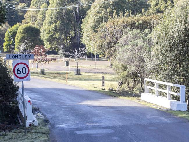 Emergency services were notified of the serious single vehicle crash in the vicinity of the Longley Hotel on Sunday. Picture: Chris Kidd