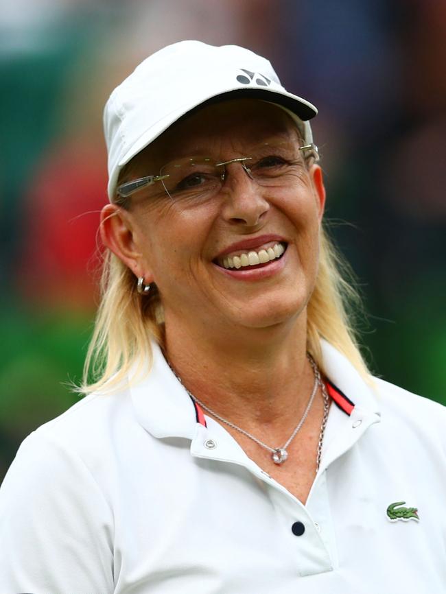 Martina Navratilova. Picture: Getty Images