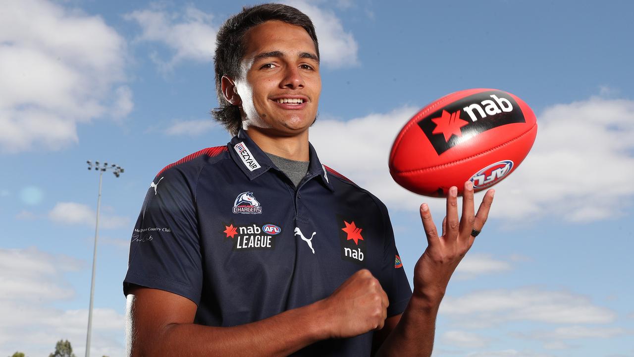 The top prospect in the AFL Draft, Jamarra Ugle-Hagan. Pic: Michael Klein