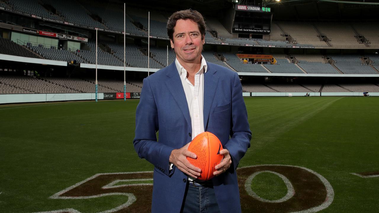 The AFL is set to announce its return-to-play plan. Photo: Stuart McEvoy/The Australian.