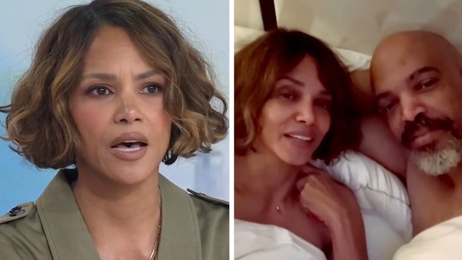 Halle Berry defends pre-sex video with boyfriend.