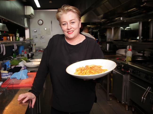 Owner and restaurateur Paola Toppi at Bar M in Rushcutters Bay. Picture: Christian Gilles