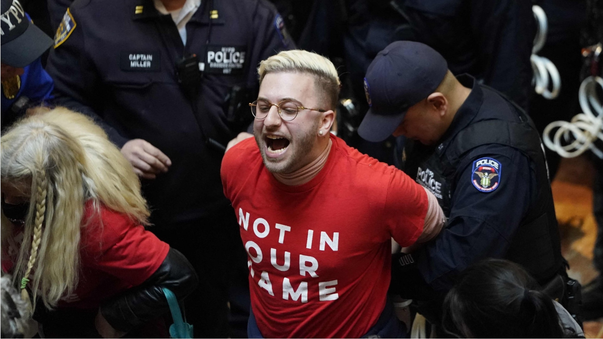 Nearly 100 anti-Israel protesters arrested for storming Trump Tower