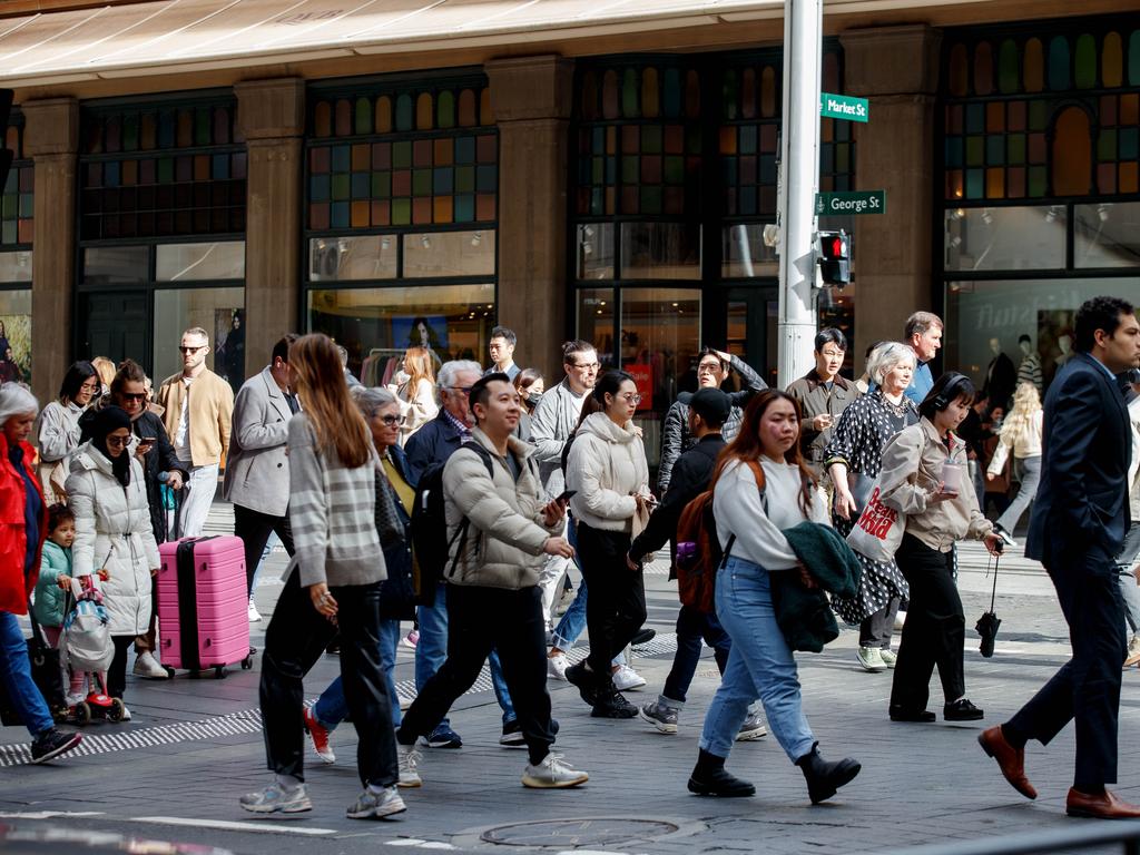 SYDNEY, AUSTRALIA - NewsWire Photos JUNE 4, 2024: General vision of Sydney CBD and ASX. The ABS is due to release National Accounts today expected to show growth in the economy was Ãvery weakÃ for the March quarter. Picture: NewsWire / Nikki Short