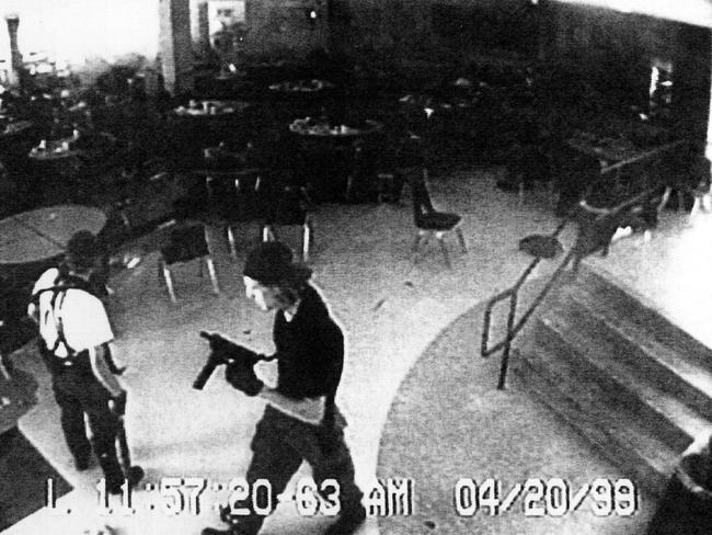 Columbine High School gunmen Eric Harris and Dylan Klebold. Picture: Supplied