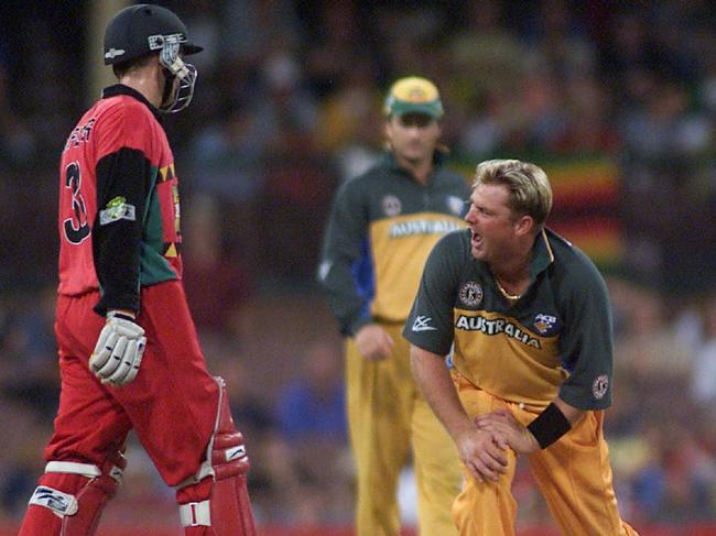 Shane Warne was quick to have a word with batsmen if he was struggling.