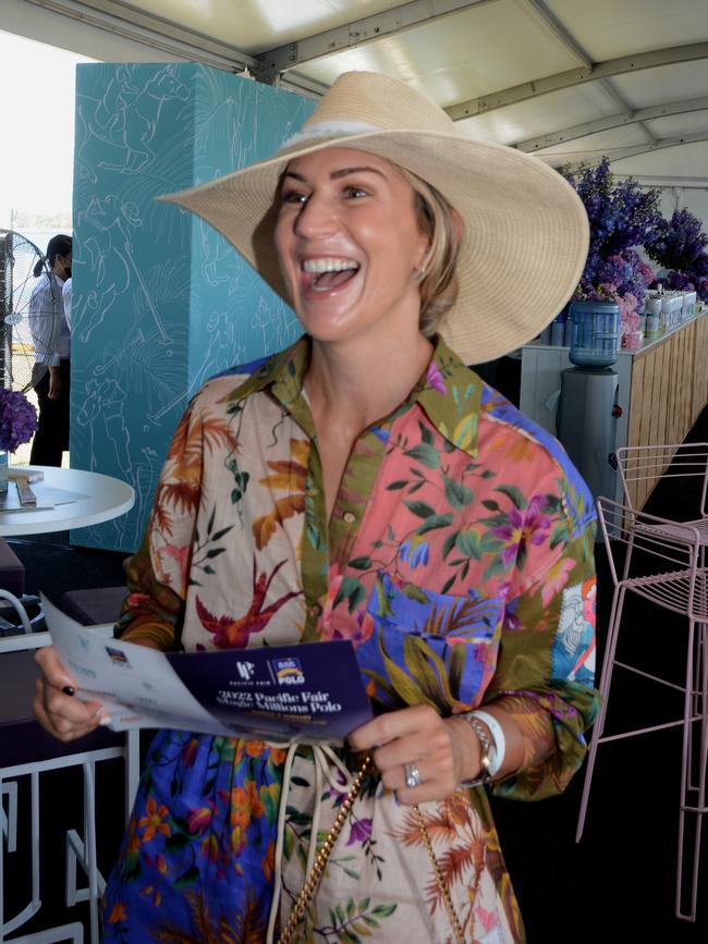 MAGIC MILLIONS 2022: Melissa Smith at Pacific Fair Magic Millions Polo at Main Beach. Picture: Regina King