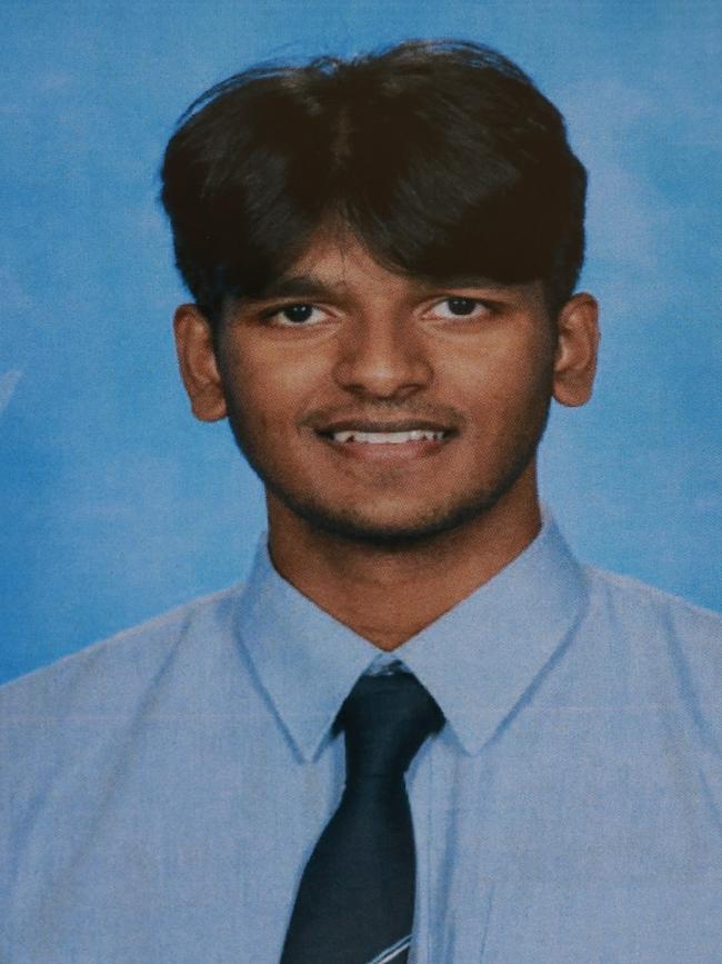 Calvin Wijeweera was 17 when he was killed walking near a shopping centre.