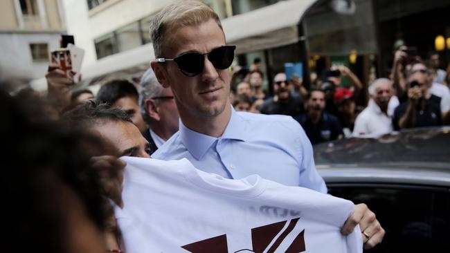 British goalkeeper Joe Hart  in Torino.