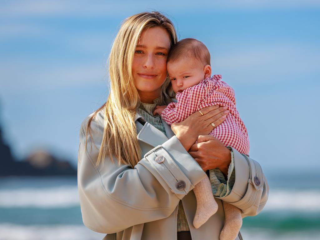 Renee Bargh with her daughter Soléil, says having a family was her dream. Picture: Justin Lloyd