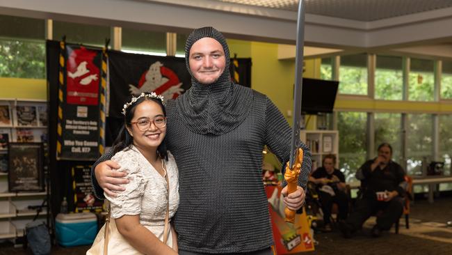 Maureen Santos and Tristan Toll at the City of Darwin Geektacular event, 2025. Picture: Pema Tamang Pakhrin