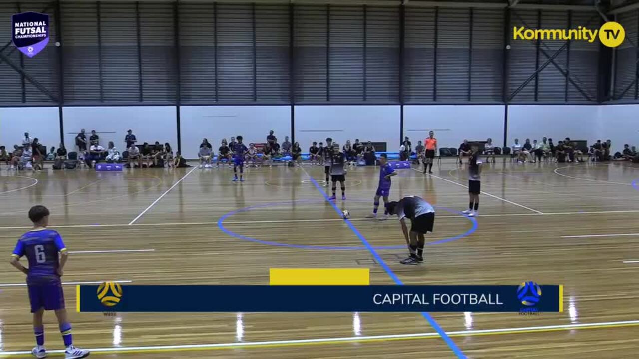 Replay: Football West v Capital Football (U14 Boys)—2025 National Futsal Championships Day 3