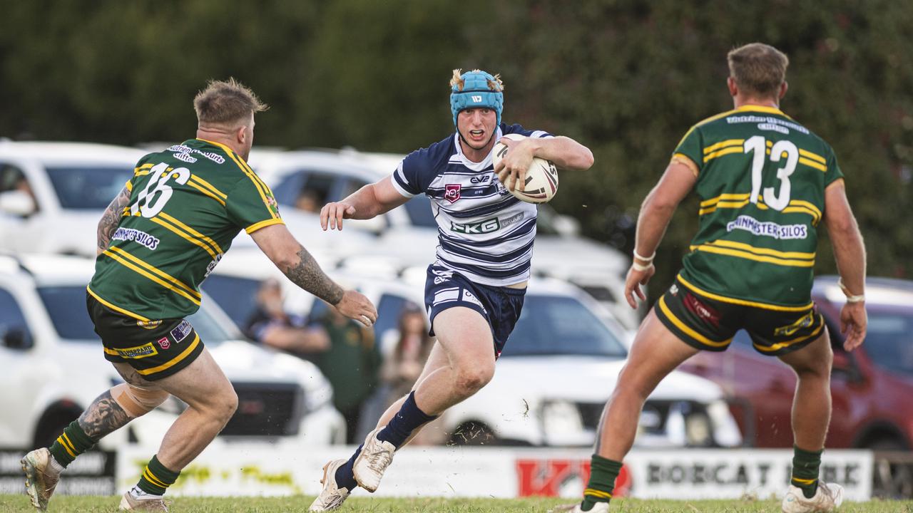 Oliver Chaffey of Brothers against Wattles. Picture: Kevin Farmer