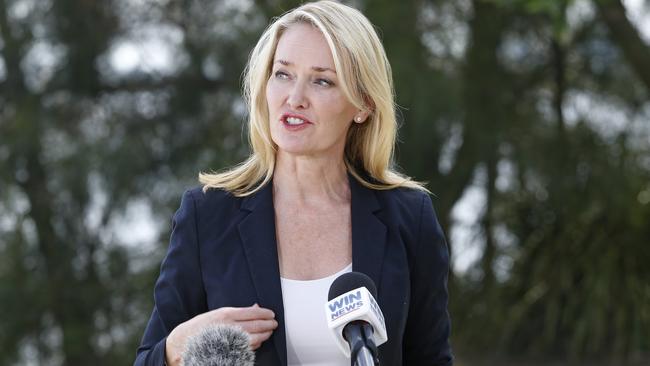 Opposition transport spokeswoman Natalie Ward questioned Mr Graham on project delays and capital slippage in budget estimates. Picture: NewsWire / John Appleyard