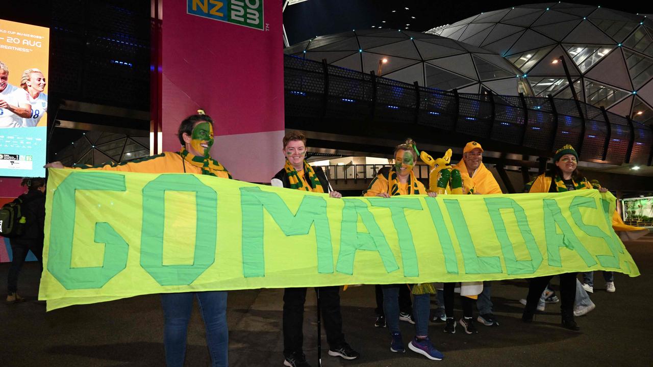Australians have got right behind the Matildas. Picture: William West / AFP