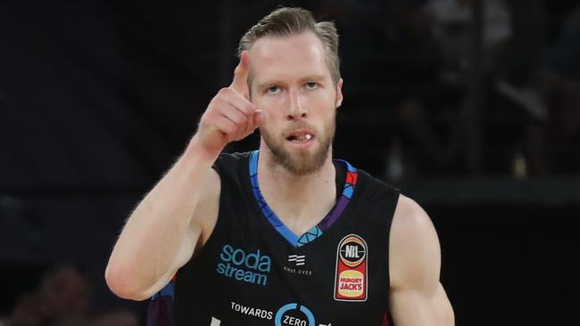 David Barlow hasn’t given up on Melbourne United’s finals chances. Picture: Michael Klein