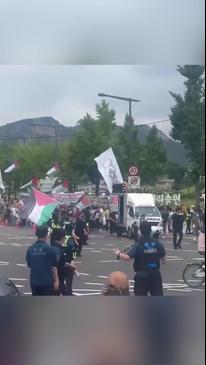 Free Palestine protest marches through Seoul